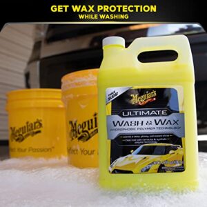 Meguiar’s Ultimate Wash And Wax Car Cleaner, 1 Gallon