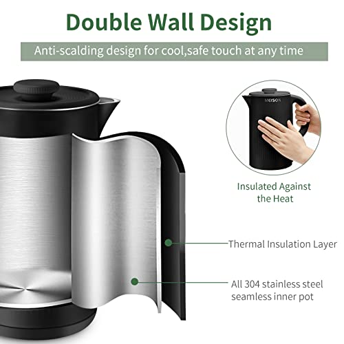 MEISON Electric Kettle Stainless Steel, 1.7 Liter - Image 3