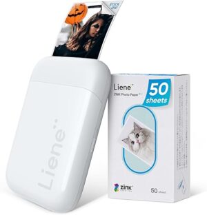 Liene Mini Instant Portable Photo Printer Bundle