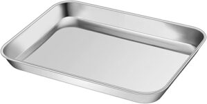 P&P CHEF Mini Toaster Oven Tray Pan, Stainless Steel