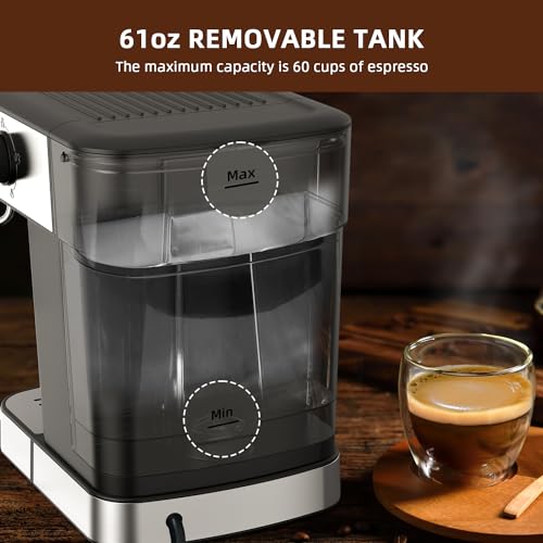 ML-KOFY Professional Espresso Maker With Milk Frother - Image 4