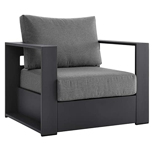 Modway Tahoe Fabric & Aluminum Outdoor Armchair - Image 3