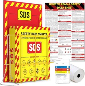 Vivlly MSDS Wall Station – 3 Inch Binder
