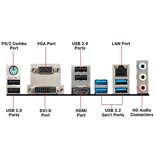 msi AMD Ryzen Micro-ATX Motherboard (B450M PRO-VDH Max) - Image 3