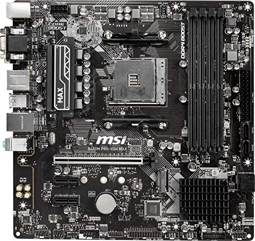 msi AMD Ryzen Micro-ATX Motherboard (B450M PRO-VDH Max) - Image 5