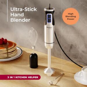 Mueller Immersion Blender Handheld – 8 Speed Stainless