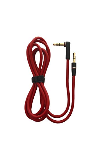 MXX 3.5mm AUX Cable Cord For Headphones (Red) - Image 2