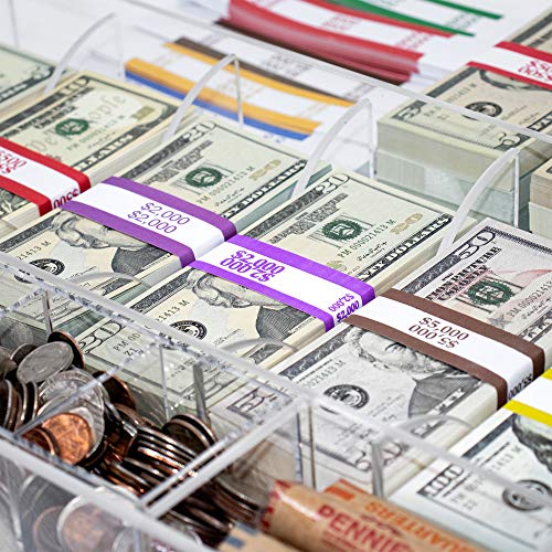 Nadex Clear Acrylic Cash And Coins Tray - 8 Compartment Rack - Image 2