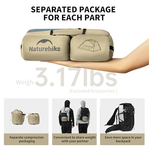 Naturehike UL Star River 2 Person Lightweight Tent - Image 4