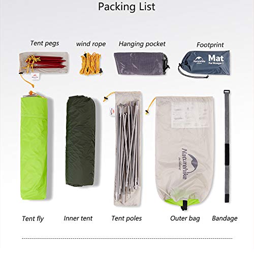 Naturehike Ultralight 2 Person Backpacking Tent - Image 4