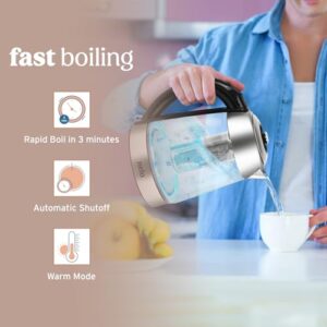 NELO Electric Kettle With Removable Tea Infuser