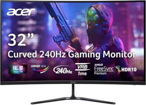 acer Nitro 31.5″ FHD Curved Gaming Monitor
