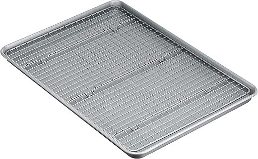 Amazon Basics Nonstick Baking Sheet & Cooling Rack Set