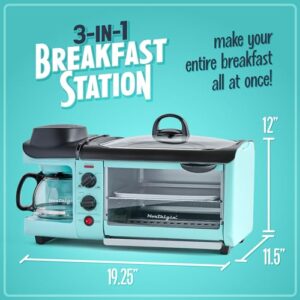 Nostalgia 3-in-1 Breakfast Station, Aqua