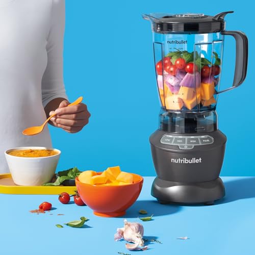 NutriBullet Countertop Blender, 1200 Watt, Dark Gray NBF50400 - Image 5