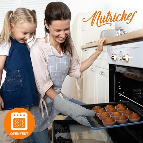 NutriChef 8-Piece Nonstick Stackable Bakeware Set - Image 4