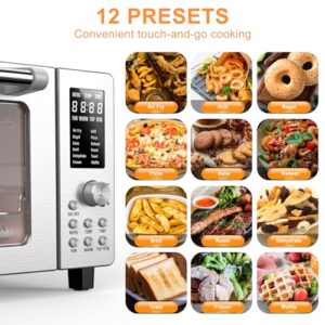 Nuwave Bravo Air Fryer Toaster Oven, 12-in-1