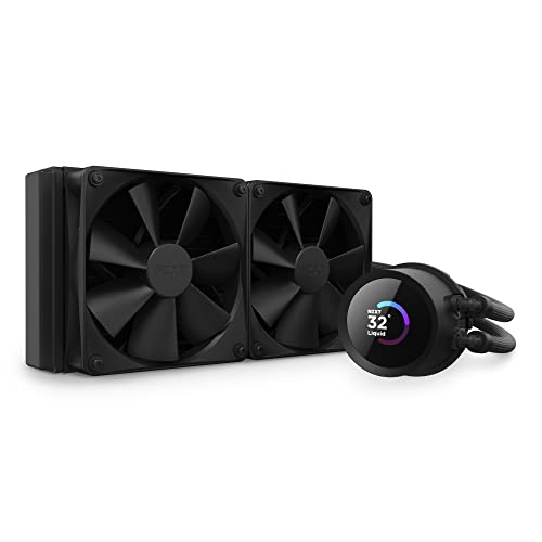 NZXT H7 Flow ATX Mid Tower Case RL-KN-240-B1 AIO Cooler - Image 5