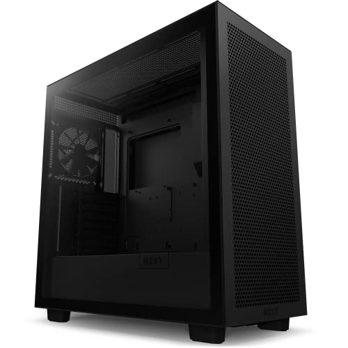 NZXT H7 Flow ATX Mid Tower Case RL-KN-240-B1 AIO Cooler - Image 2