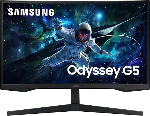 SAMSUNG Odyssey G55C QHD Curved Gaming Monitor LS32CG550ENXZA