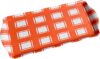 Sprinkles & Confetti Orange Gingham Melamine Serving Tray