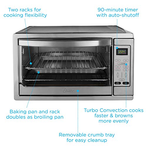 Oster 7-in-1 Stainless Steel Toaster Oven - Image 3