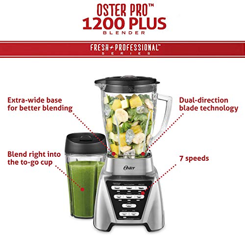 Oster Pro 1200 Blender With Glass Jar - Image 3