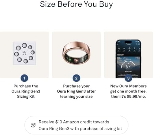 OURA Oura Ring Gen3 Horizon - Rose Gold - Image 3