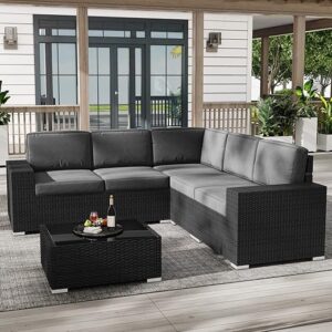 LayinSun Outdoor Patio Furniture Set, 6 Pieces