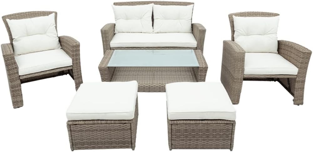 ghghnrtgefrgnhnxdf Outdoor Wicker Sectional Sofa Set