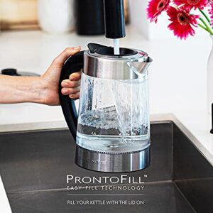 OVENTE Glass Electric Kettle With ProntoFill Technology