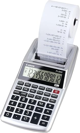 Canon P1-DHV-3 Printing Desktop Calculator (2203C001)
