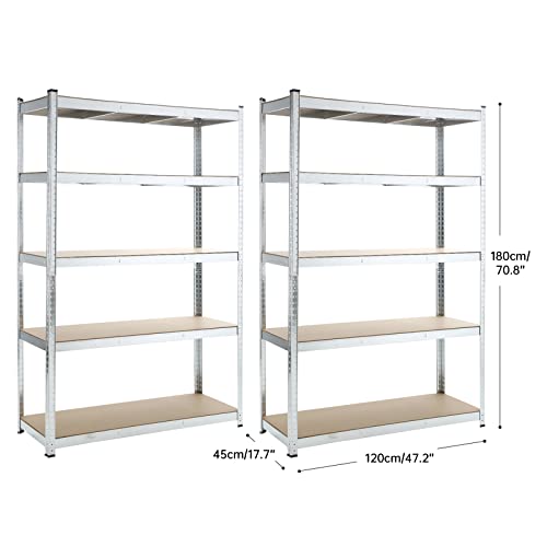 Panana 5 Tier Garage Shelving Unit 1.8M - Image 2
