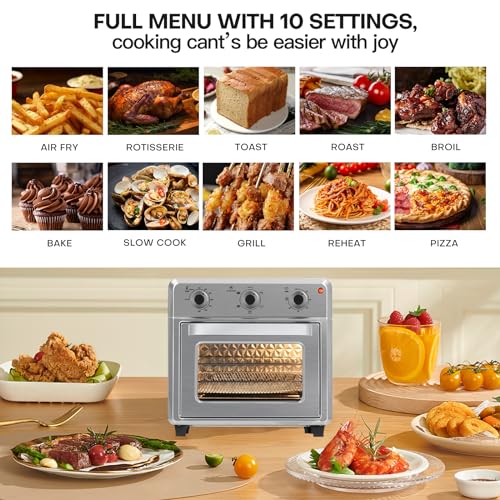 Panana Compact Airfryer Toaster Oven, 1400W 21QT - Image 5
