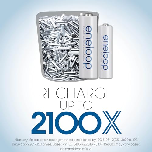 Panasonic Eneloop AAA Ni-MH Rechargeable Batteries, 16 Pack - Image 4