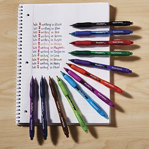 Paper Mate Profile Retractable Ballpoint Pens, Bold, 12 Count - Image 4