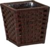 Household Essentials Paper Rope Wicker Waste Basket ML-7031