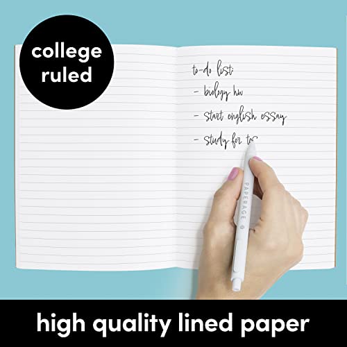 PAPERAGE 6-Pack Composition Notebook Journals, College Ruled - Image 4