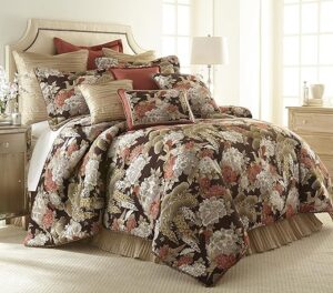 Ausin Horn Classics PAR421186-Q Paradise Peacock Comforter Set Queen
