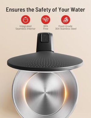 PARIS RHÔNE Paris Rhône 1.7L Stainless Steel Electric Kettle