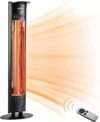 EAST OAK Patio Heater 1500W Electric IP65 Waterproof