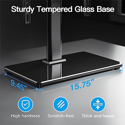 PERLESMITH Universal TV Stand Table Top TV Base - Image 4