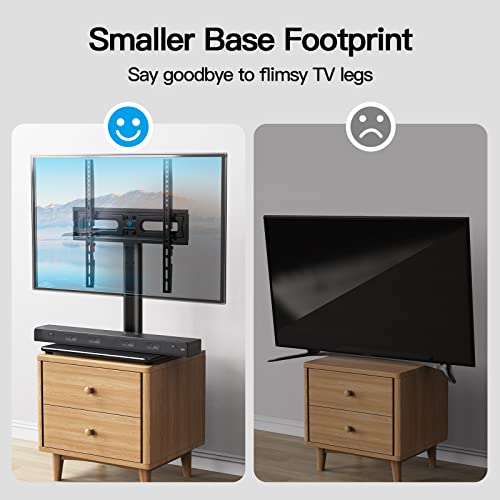 PERLESMITH Universal TV Stand Table Top TV Base - Image 5