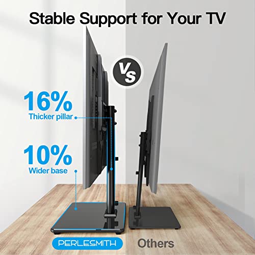 PERLESMITH Universal TV Stand Table Top TV Base - Image 2