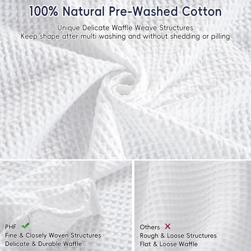 PHF Cotton Waffle Weave King Blanket - Image 4