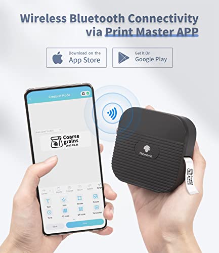 Phomemo Mini Bluetooth Portable Label Maker Printer - Image 2