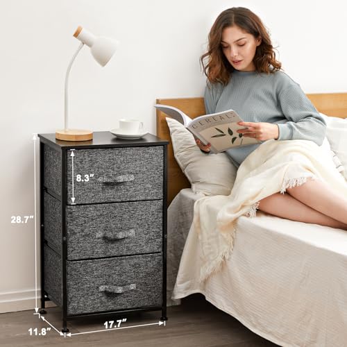 Pipishell Fabric Dresser With 3 Drawers - Image 3