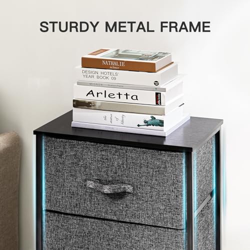 Pipishell Fabric Dresser With 3 Drawers - Image 5