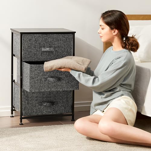Pipishell Fabric Dresser With 3 Drawers - Image 2