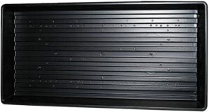 Jiffy Plastic Plant Tray, 11″ x 22″, Black
